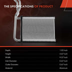 A-Premium HVAC Heater Core Compatible with Ford
