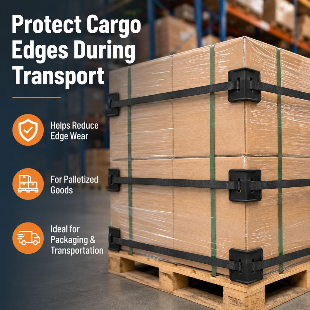 Packaging Edge Protectors, 100 Pack Plastic Corner Guards