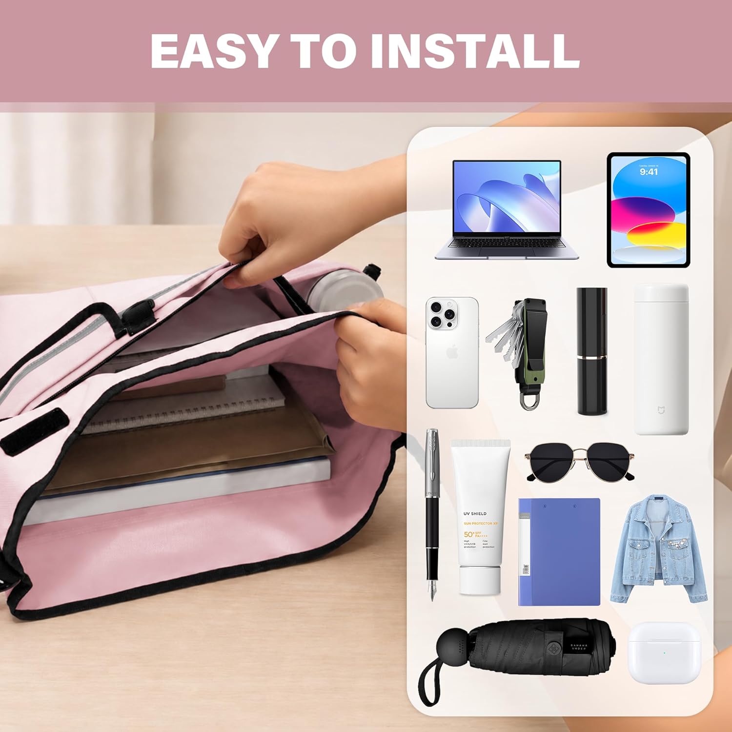 Wheelchair Bag - Wheelchair Backpack Waterproof, Scratch-Resistant, Double-Stitched, Wheelchair Accessories with