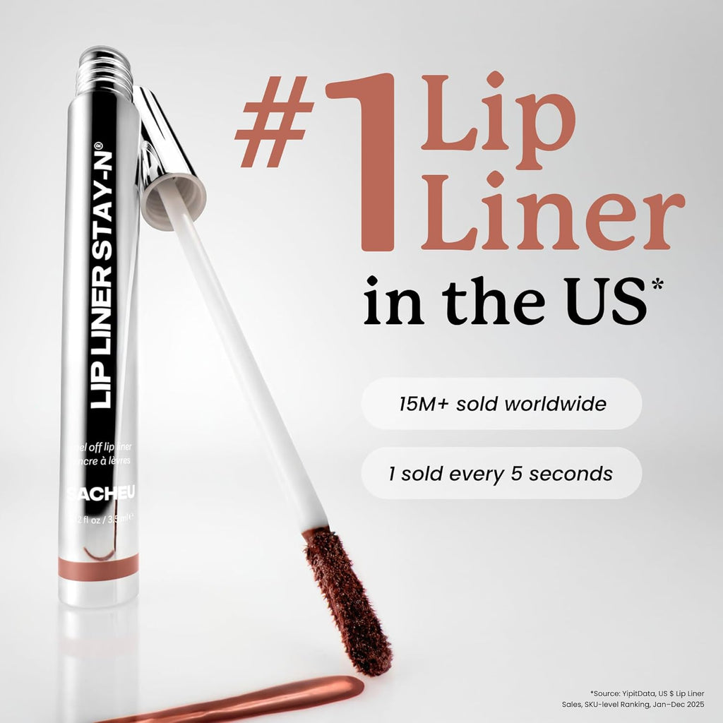 Lip Liner STAY-N Peel Off Lip Stain, Longwear, Low Key | Water-resistant, transfer & smudge-proof, lip tint with