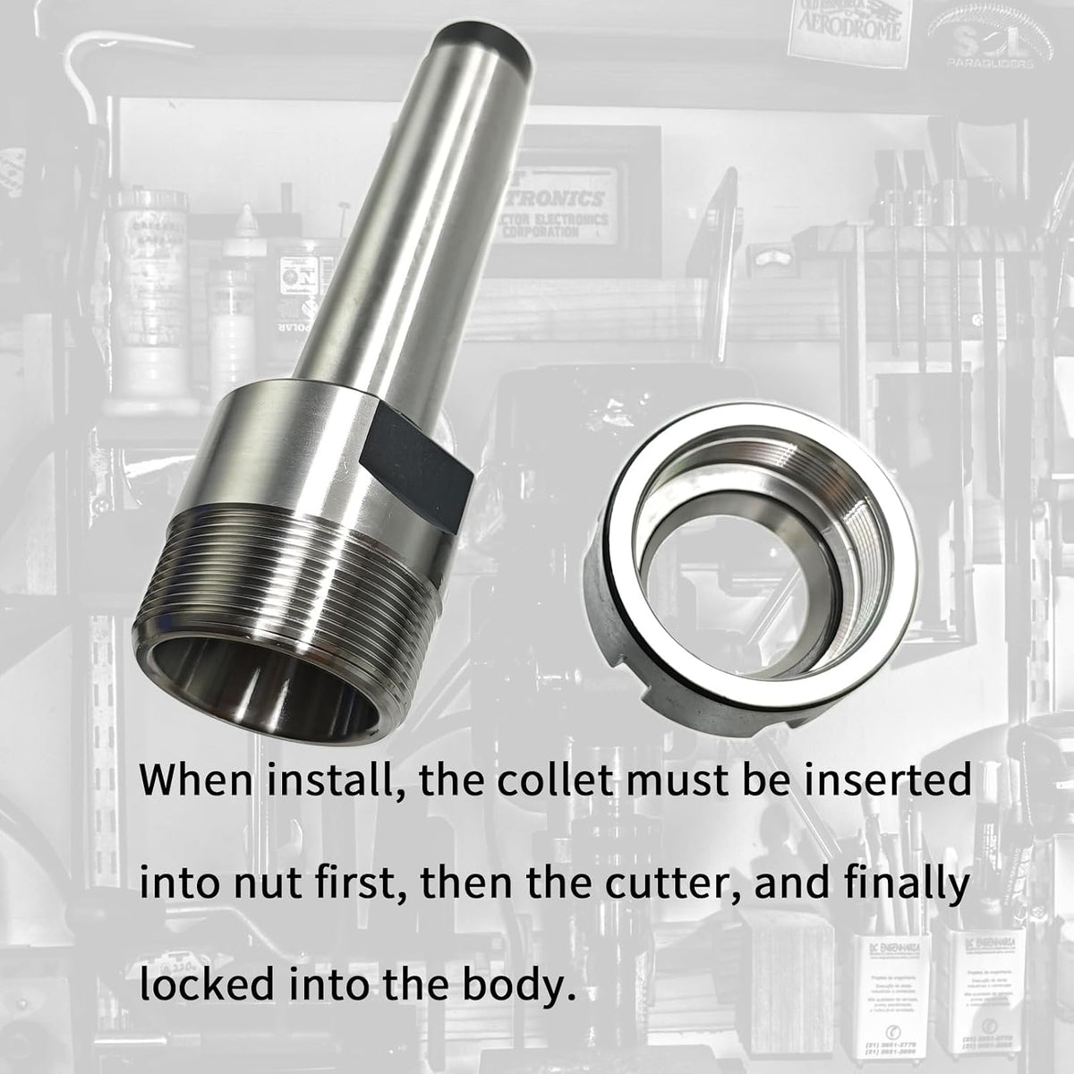 MT3-ER32 Collet Chuck, M12 Thread