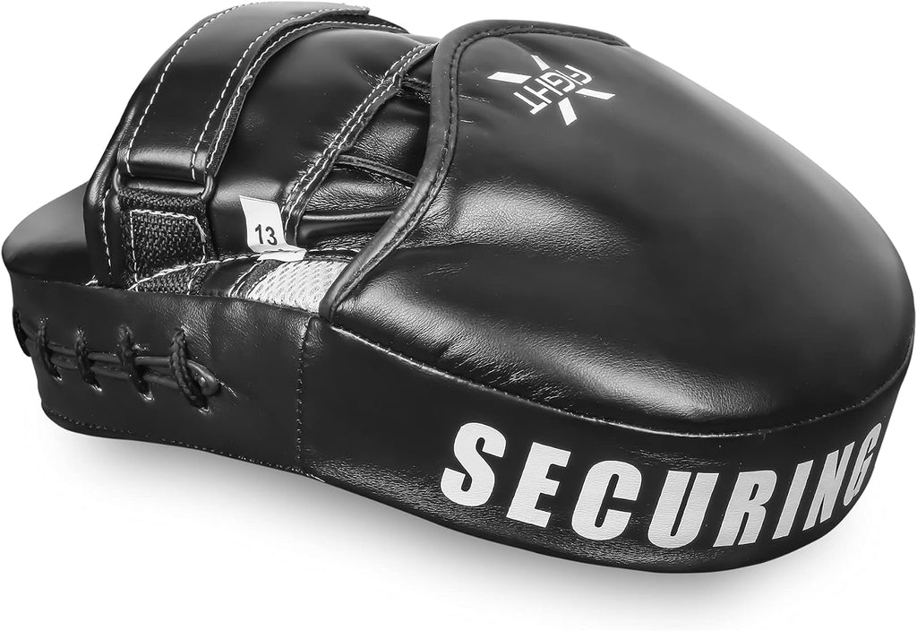 Punching Mitts for Boxing Leather Curved Punch Mitts Men & Women MMA Training Equipment Muay Thai Sparring Training