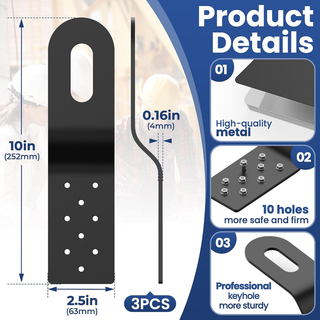 Roof Safety Anchor,Permanent Roof Anchor For Fall Protection Connects To Wood Surfaces,Metal Roofing Anchor Use With