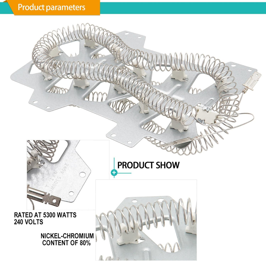 DV50F9A7EVP/A2 DV50F9A6EVW/A2 Dryer Heating Element Kit Fit for Samsung