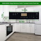 Upgraded DG96-00850D Range Membrane Switch Touchpad Control Panel