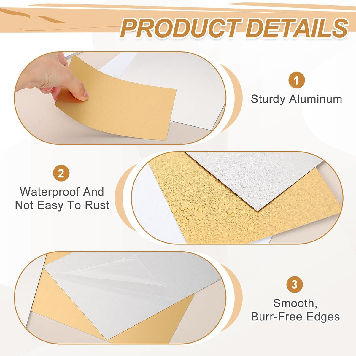 6 Pcs Aluminum Sublimation Blanks, 11.8x7.9" Metal Sublimation Blank Sign Metal Photo Prints for Custom Personalized