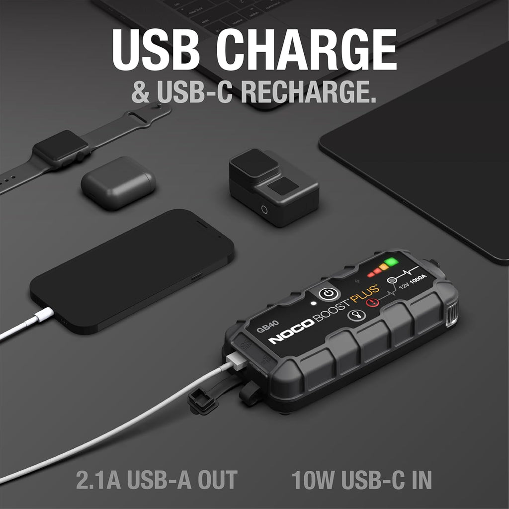 Boost GB40 12V 1000A UltraSafe Portable Lithium Jump Starter