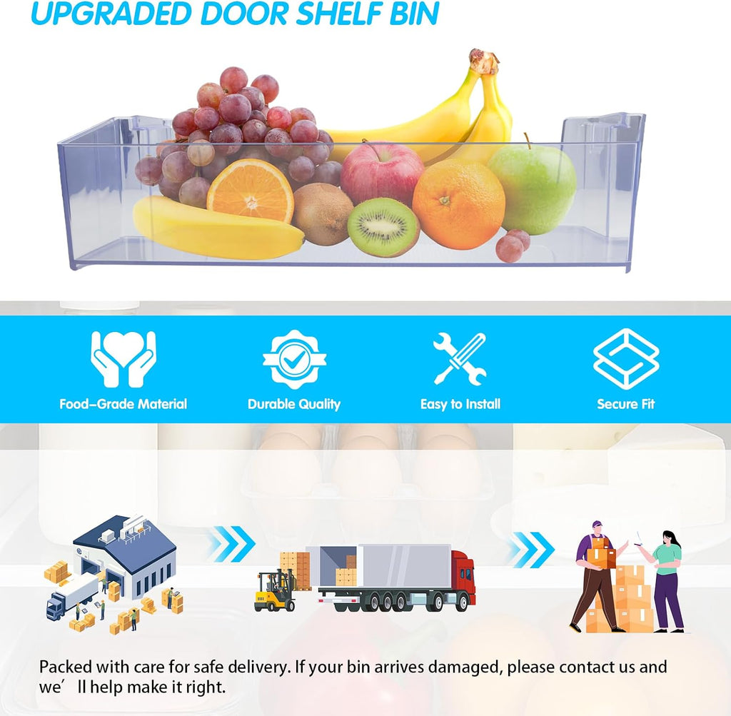 WRS555SIHZ00 WRS325SDHZ01 WRS321SDHW08 1-Pack Refrigerator Door Shelf Bin