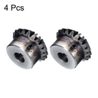 uxcell 4pcs Bevel Gear 2 Module 1:1 Reduction Rate 20T 12mm Hole Dia