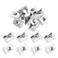 uxcell 30Pcs M8 T Nuts Roll in Spring T Nut 4040 Series W/Spring Sheet