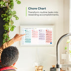 Calendar – 15" Touchscreen Digital Calendar & Chore Chart, White