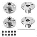 Bivethoi Rigid Flange Shaft Coupling, 5mm, 4 Pcs