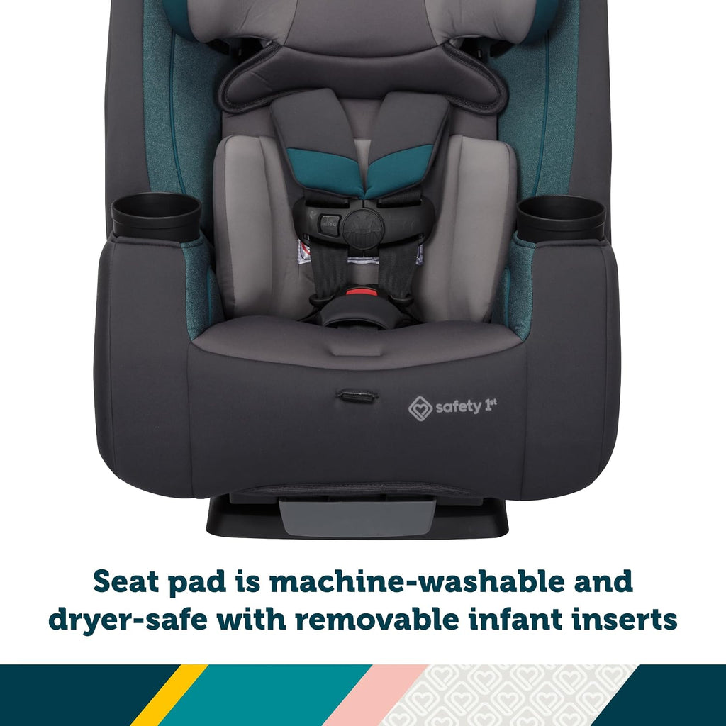 TriMate 3-in-1 Convertible Car Seat, Slim Fit, Infant to Big Kid Car Seat, Easy-Install Harness, Machine-Washable