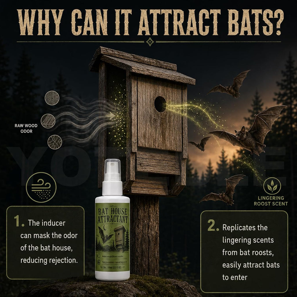 Bat Attractant Spray for Bat House, Simulated Smell, 100ml
