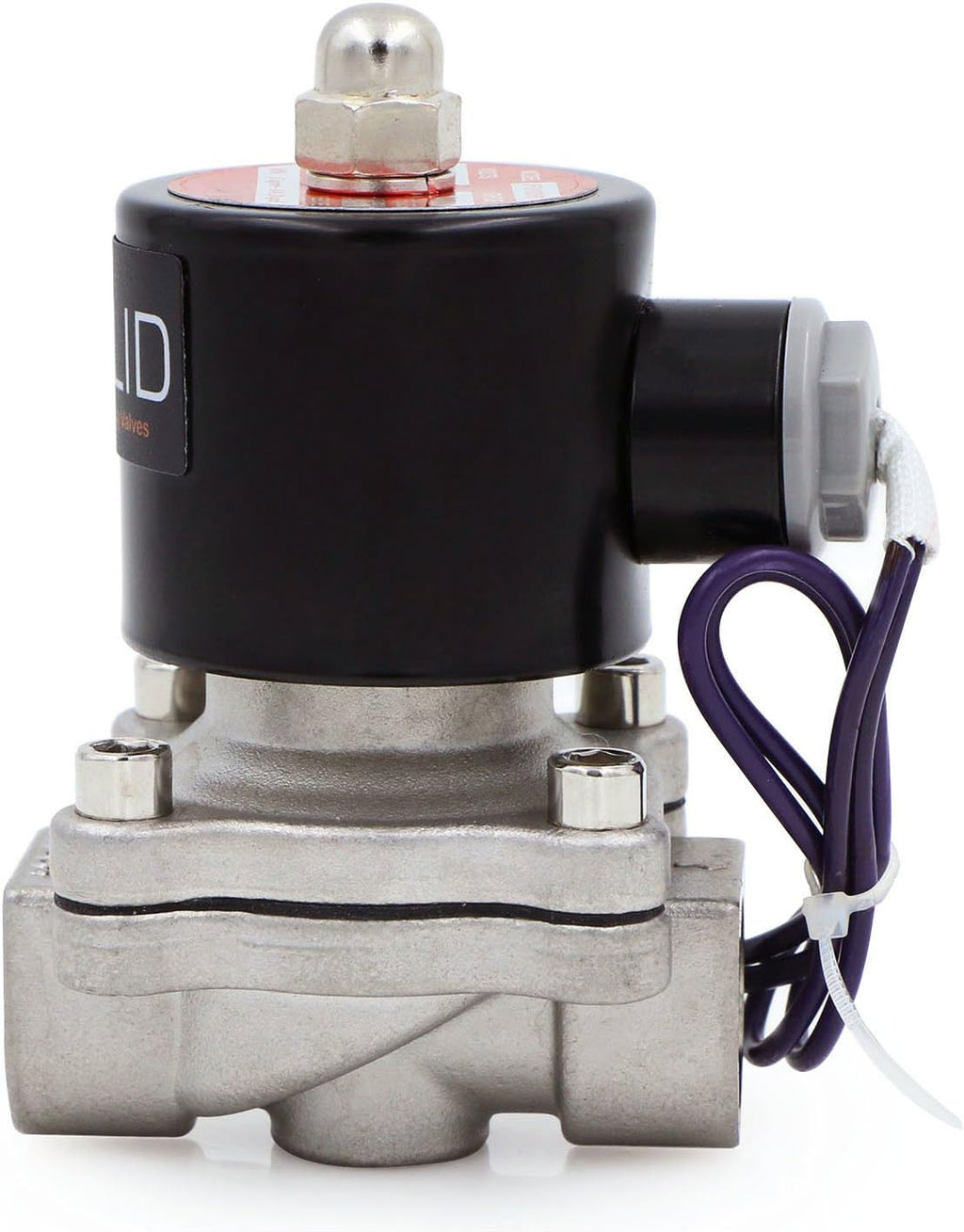 U.S. Solid 1/2" Stainless Steel Electric Solenoid Valve 12V DC Normally Closed
