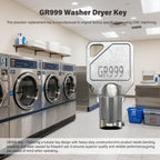 GR999 Service Key Replacement for Coin-Operated Laundry Equipment, Pack 2
