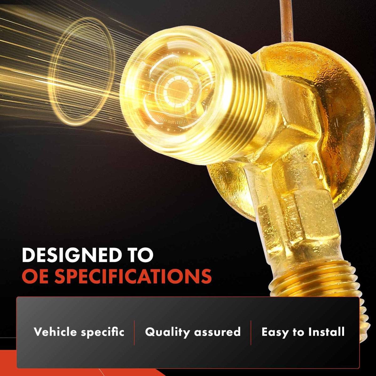 A-Premium AC Expansion Valve Compatible with Kubota