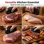 Professional Spring-Loaded Meat Tenderizer, 2026 Upgrade Meat Tenderizer Tool with 48 Stainless Steel Sharp Needle