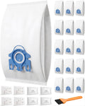 3D Airclean Thickened Replacement Bags for Mie-le GN Vacuum，16 Pack