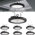 Sunco 6 Pack UFO LED High Bay Light, 240W, 5000K, 34800LM, Dimmable