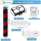 HZ3002 Brush Roller Filter Replacement for Shark Stratos