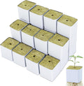 Rockwool Cubes 1.5 Inch – 24 Pack Premium Rock Wool Planting Cubes for Hydroponics, Seed Starting, Cloning &