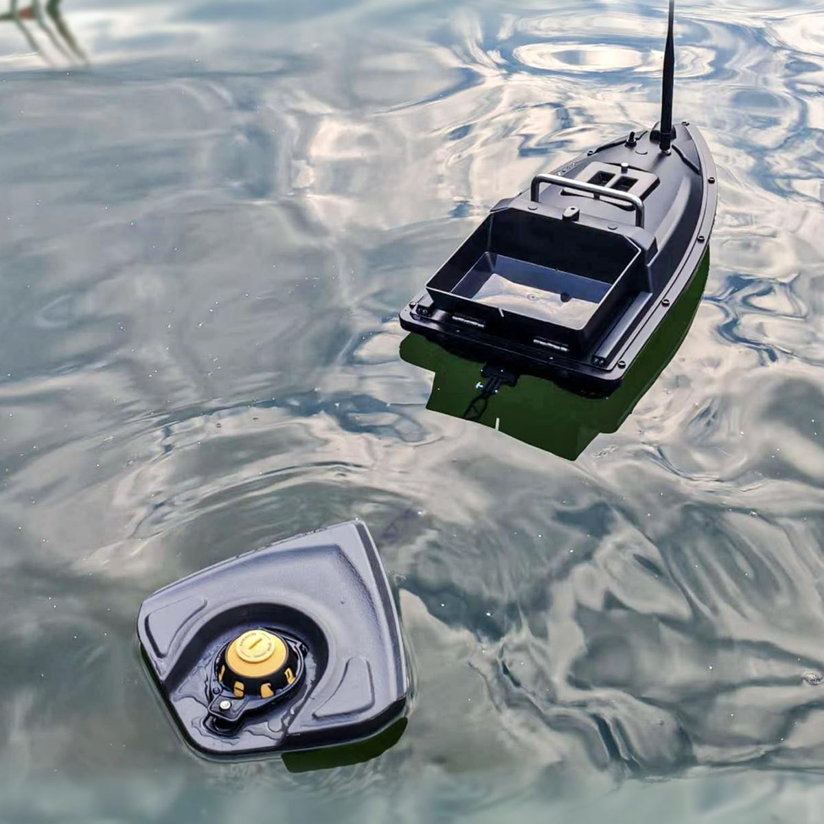 Portable Fish Finder Wireless Sonar Mount Float Board for Bait Boat Kayak Depth Finders Transducer Sensor Connection