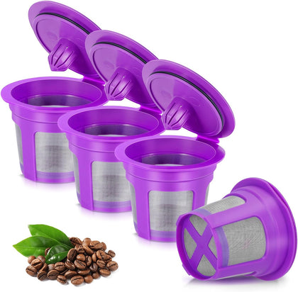 [SANYEDOU] Reusable Coffee Filters For Keurig (BPA Free) Reusable K Cup Filters Cups K Cups For Keurig 1.0+2.0 Mini K