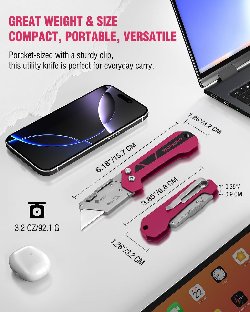 Box Cutter, Utility Knife, Pink