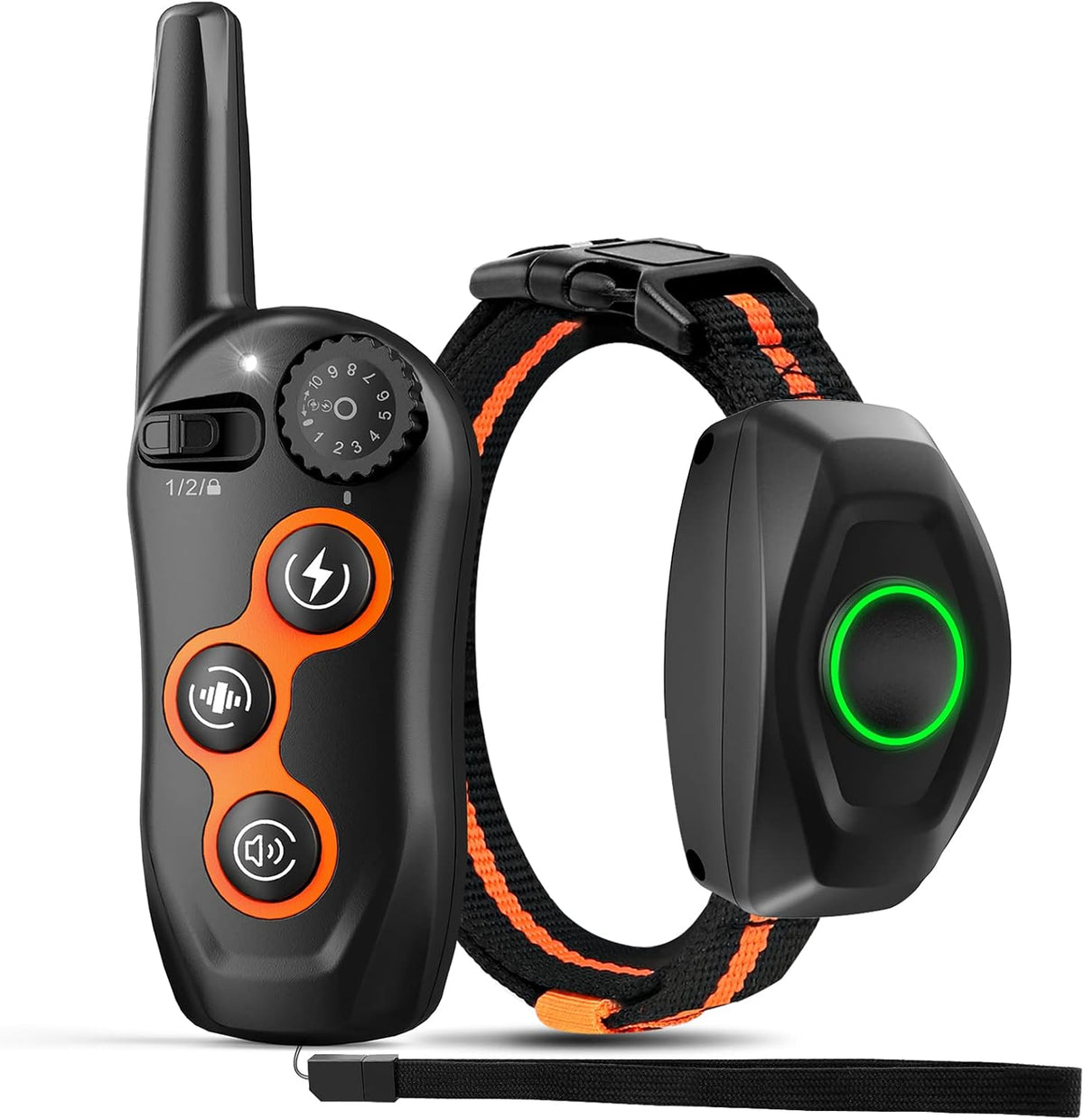 Dog Training Collar, IPX7 Waterproof Dog Shock Collar with Remote Control Range 1300ft, 3 Training Modes, Beep