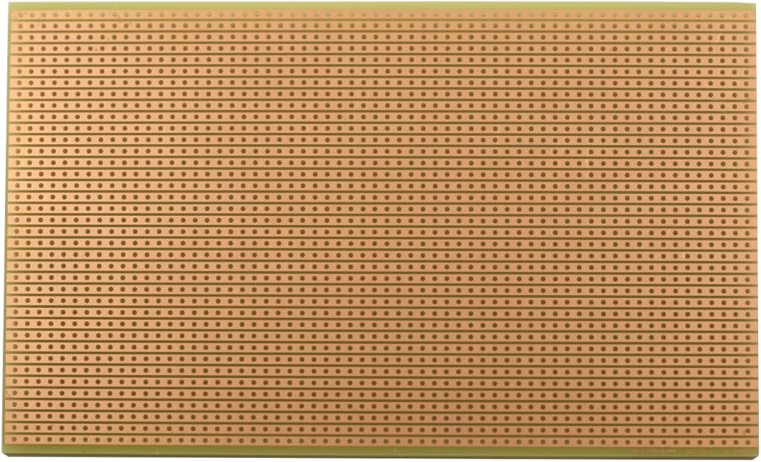 ST3U StripBoard-3U, Uncut Strips, 1 Sided PCB, 3.94 x 6.30 in (100 x 160 mm)