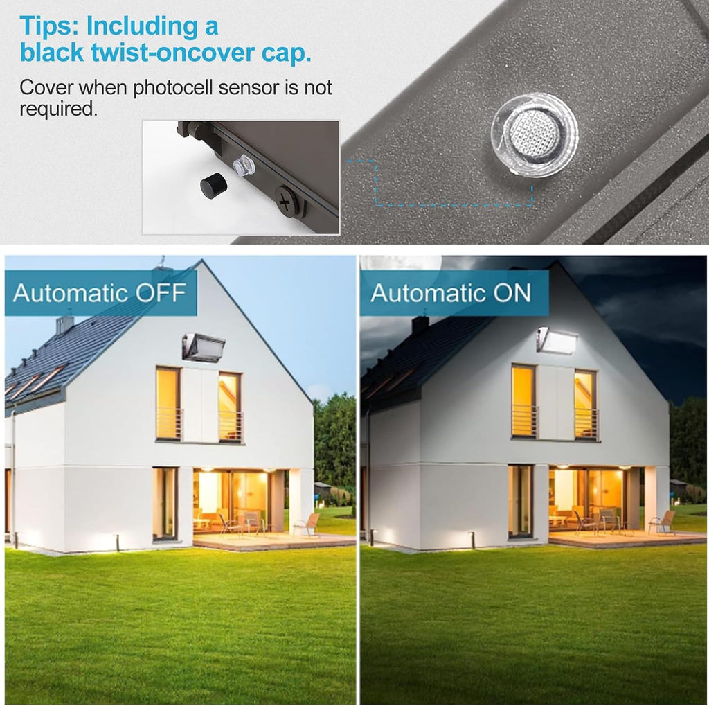 Lightdot 6 Pack 150W LED Wall Pack Lights, Outside LED Exterior Light