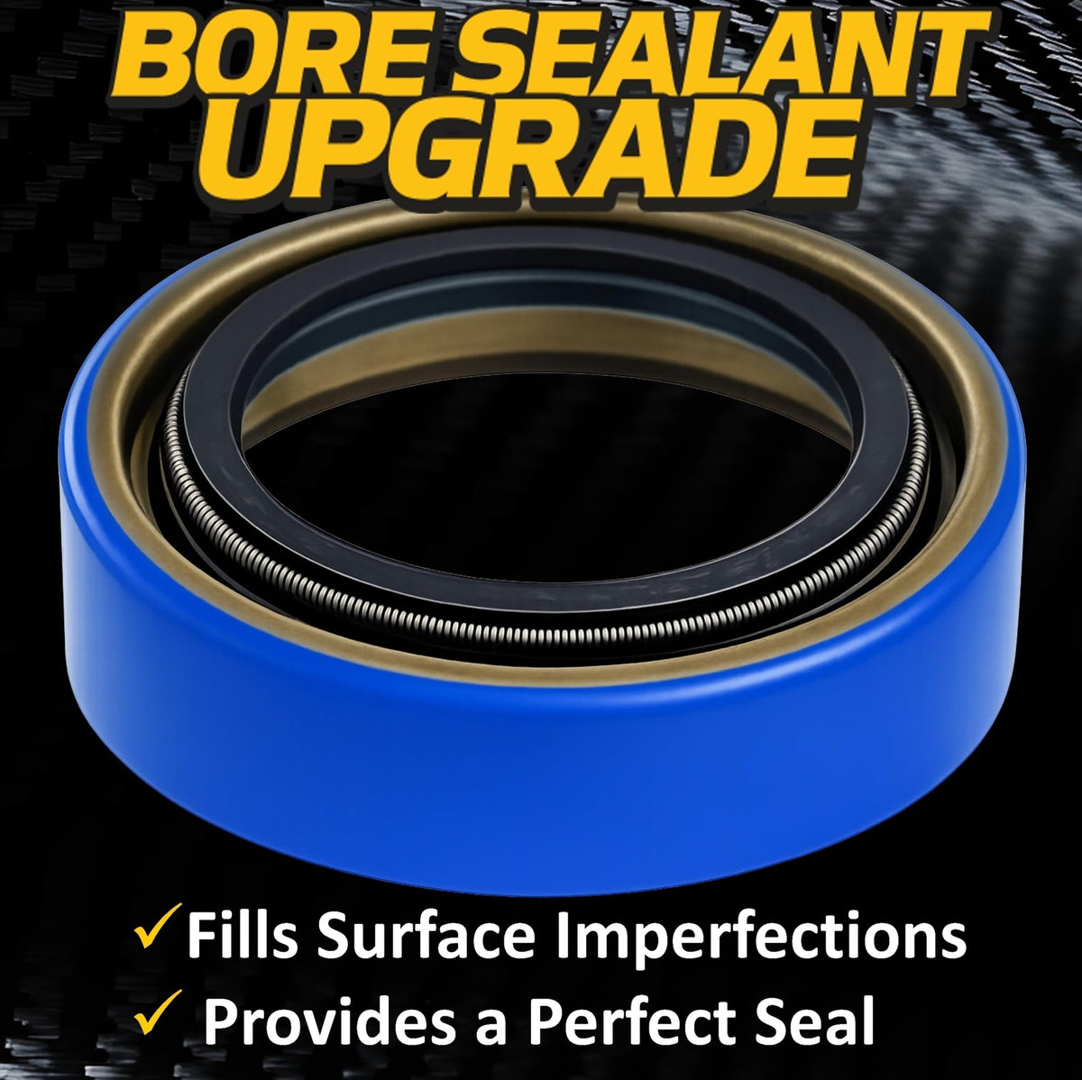 2-Kits 1-633585 110-8837 w/Spring Loaded Seal Upgrade Wheel Bearing Rebuild