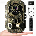 Trail Camera 32MP 2.7K, Mini Game Camera with Night Vision, Motion Activated 0.2s Trigger, 120° Wide Angle