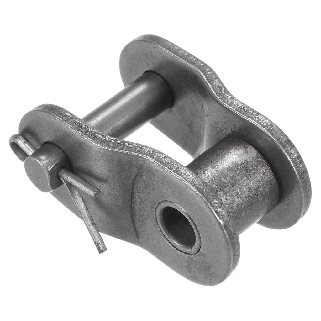 uxcell 5Pcs #100 Chain Offset Half Link Roller, 1 1/4" Pitch Carbon Steel, Standard Chain End Connector Split Links for 20A Chain