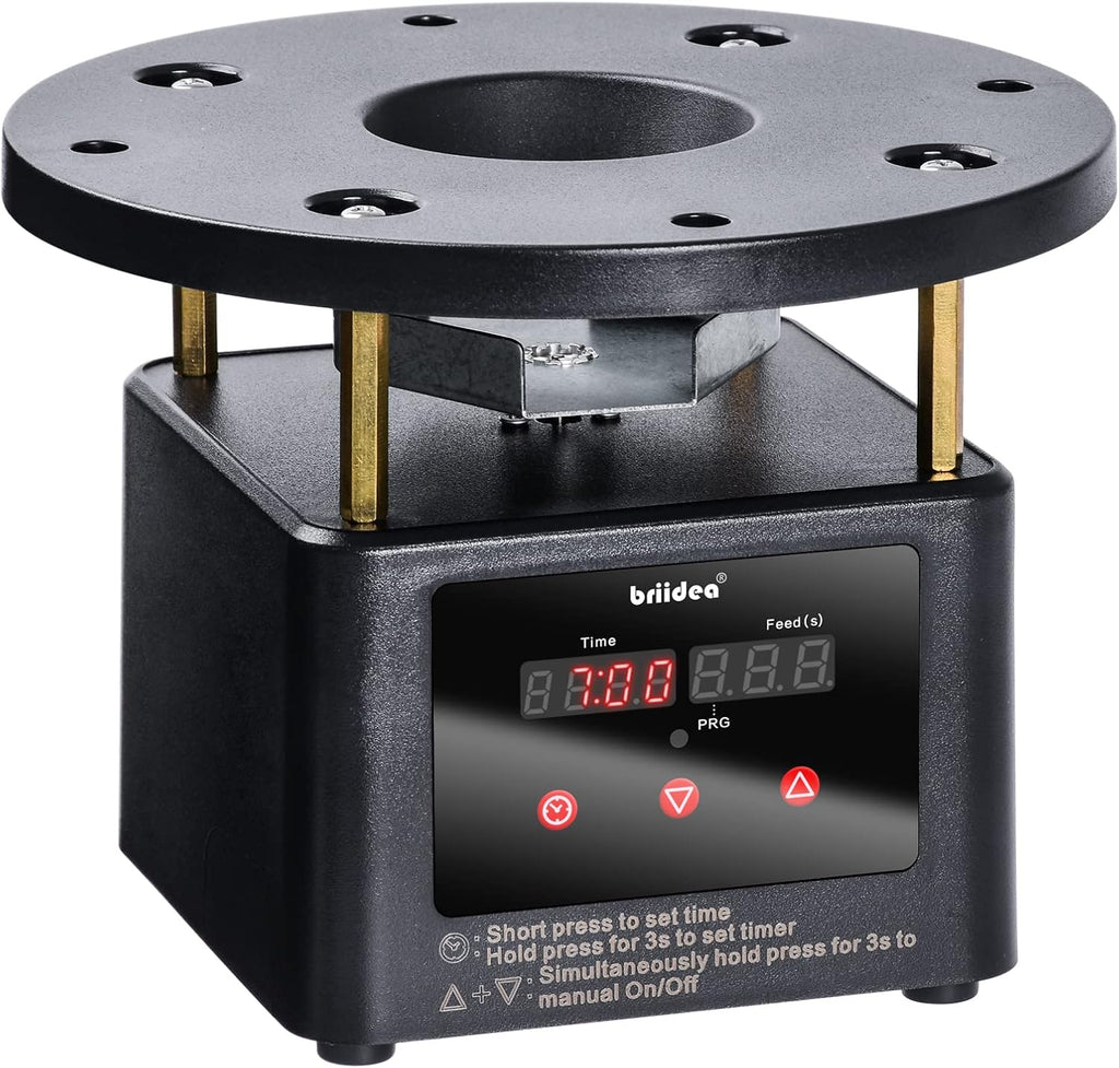 Deer Feeder Timer, All-in-One Deer Feeder Motor and Timer Kit with Programable Digital Timer, Metal Spin Plate