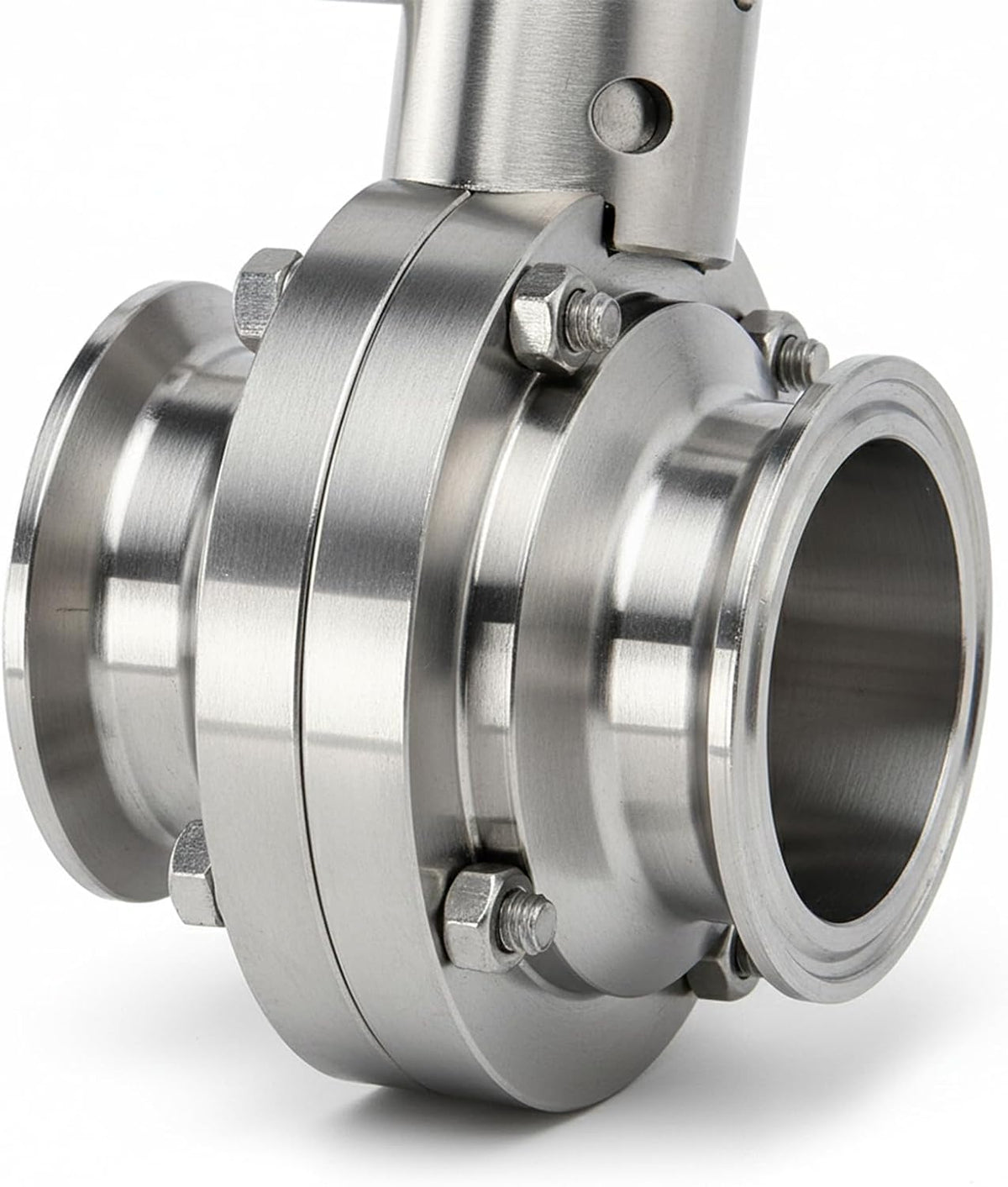 SS304 Stainless Steel Butterfly Valve, 2 Pack, 2"Inch