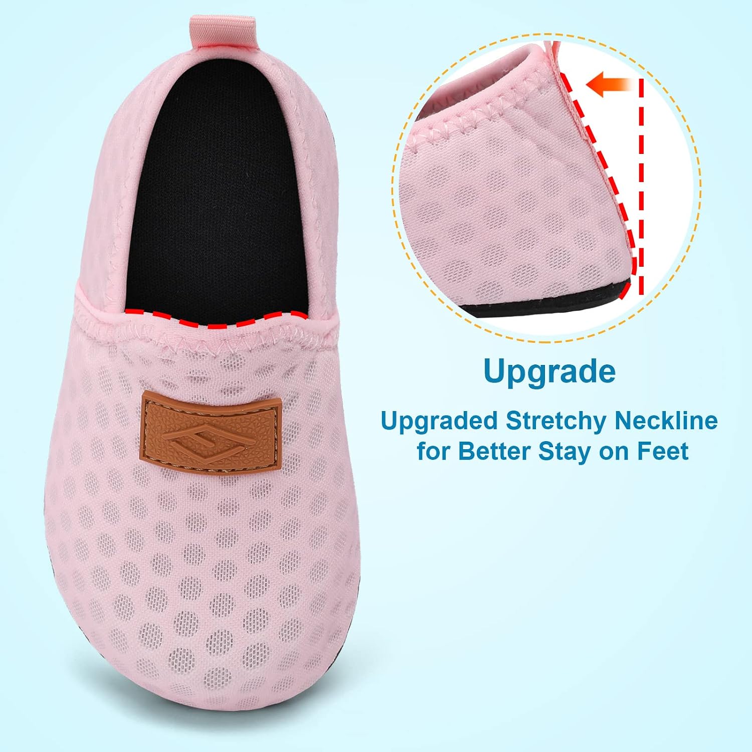 Toddler Water Shoes Kids Quick Dry Beach Swim Socks Shoes Baby Non Slip House Slippers