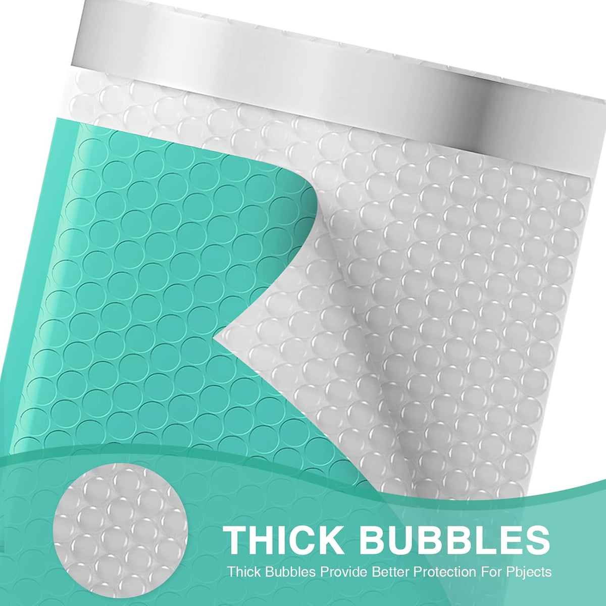Bubble Mailers 6x10 Inch 100 Pack Teal Padded Envelopes