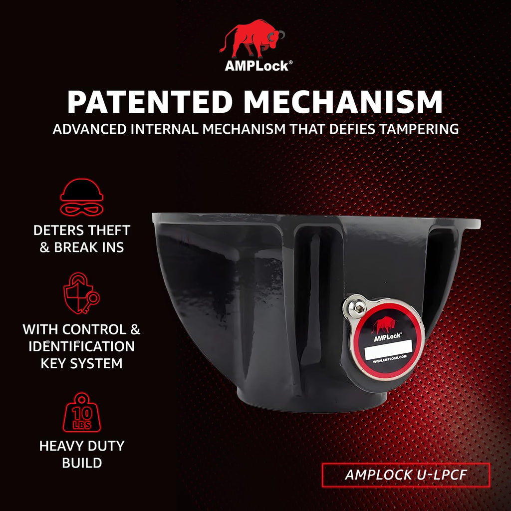 Heavy Duty King Pin Lock for Commercial Trailers - U-LPCF