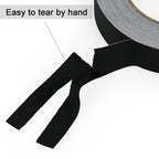 Black Gaffer Tape, Matte Non-Reflective, 1/2inch x 20yds No Residue Hand Tear Self-Adhesive Gaffer Tape for Labeling