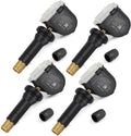 4-Pack GM TPMS Sensors 315MHz for Chevy Silverado GMC Sierra | Pre-Programmed Tire Pressure Sensors, Fits Equinox