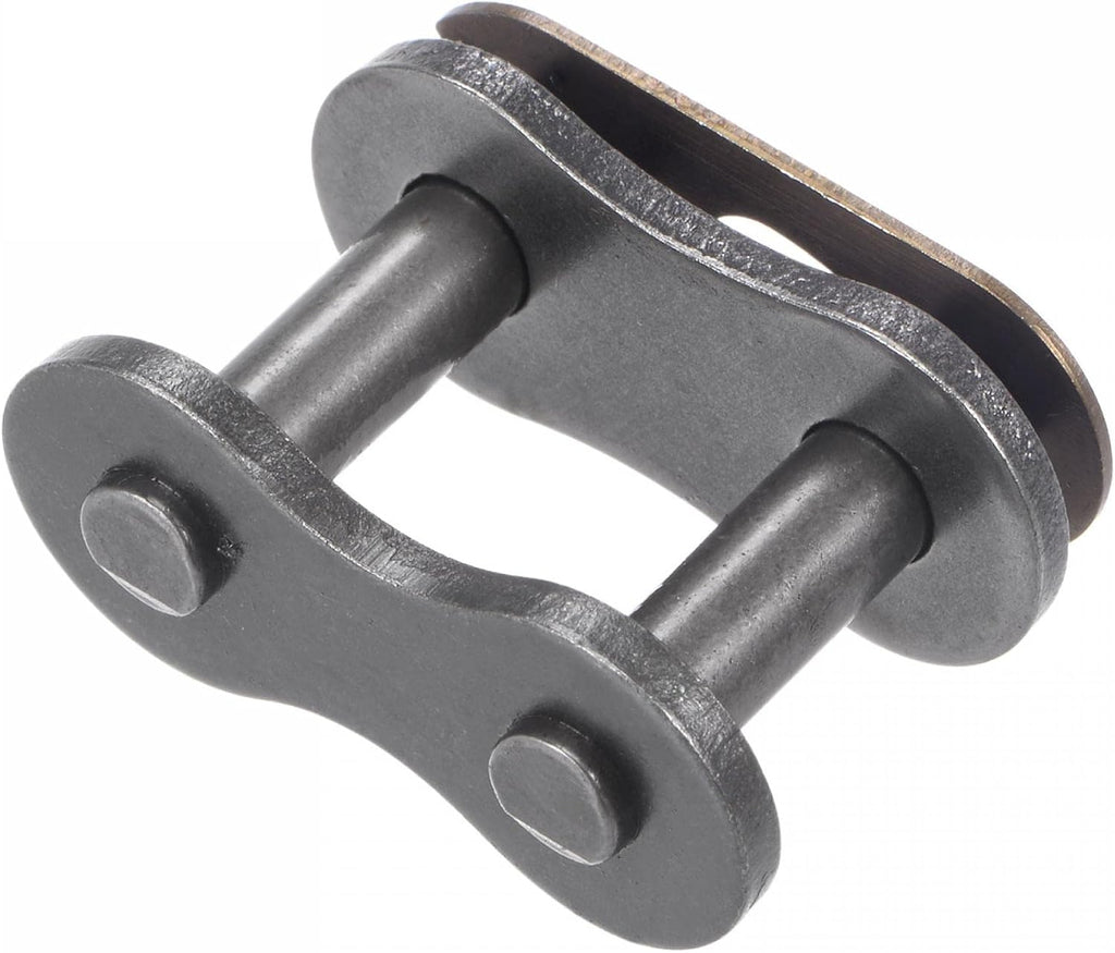 uxcell 16Pcs #60 Chain Master Connector Link Roller, 3/4" Pitch Carbon Steel, Standard Connecting Split Links for 12A Chain