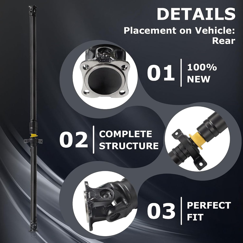 PartsFlow 80.94" Rear Drive shaft Assembly For 2002 2003 2004 2005 2006 Honda CR-V 936-001