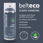 Classy Charcoal Spray Paint | Water-based Light Black Spray Paint