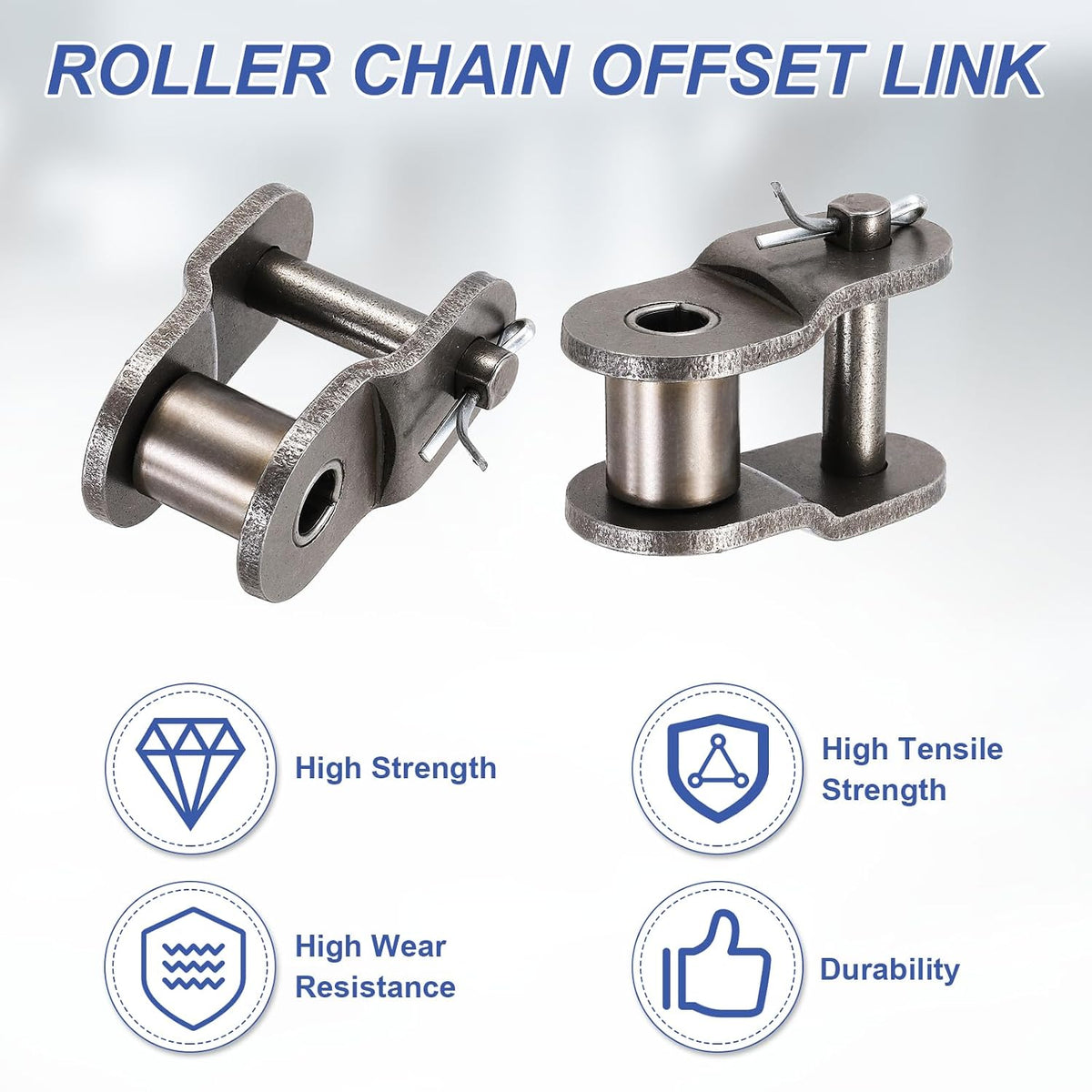 DTGN ANSI #120 Roller Chain Offset Half Link 38.1mm Pitch