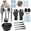 21Pcs Hair Dye Kit Professional Hair Coloring Products with Hair Dye Brush, 350ml Hair Color Bowl, Hair Clips