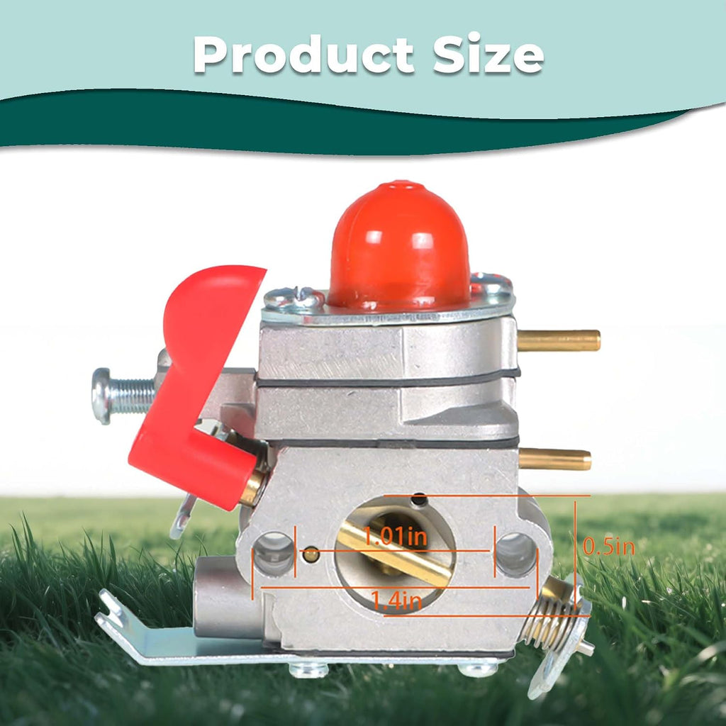 Carburetor Kit 530071811 Replacement for Poulan Pro PP025 PP125 P4500 P4500F PP258TP PP25E C1U-W19 358.791530 25cc