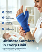 Wrist Thumb Ice Pack Wrap, 30-Min Long-Lasting Enhanced Targeted Cooling