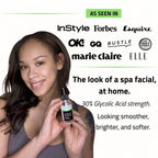 Glycolic Acid Face Peel 30% with Retinol and Green Tea, 2oz